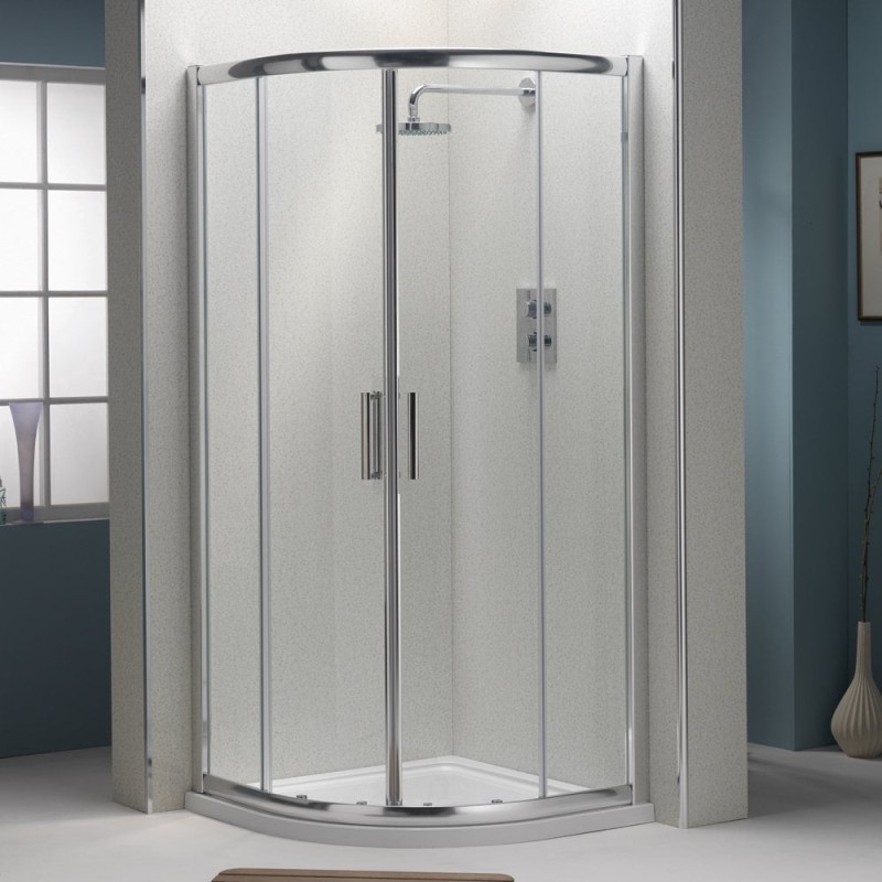 Ascent 8mm 2-Door Quadrants with Easy-Clean Glass