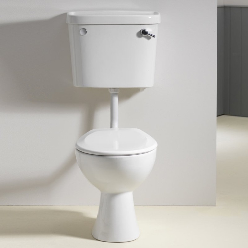 Ebony Low Level Lever WC including Soft Close Seat