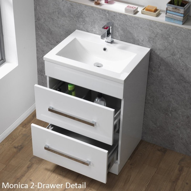 Monica 500mm & 600mm Floorstanding Unit with Drawers
