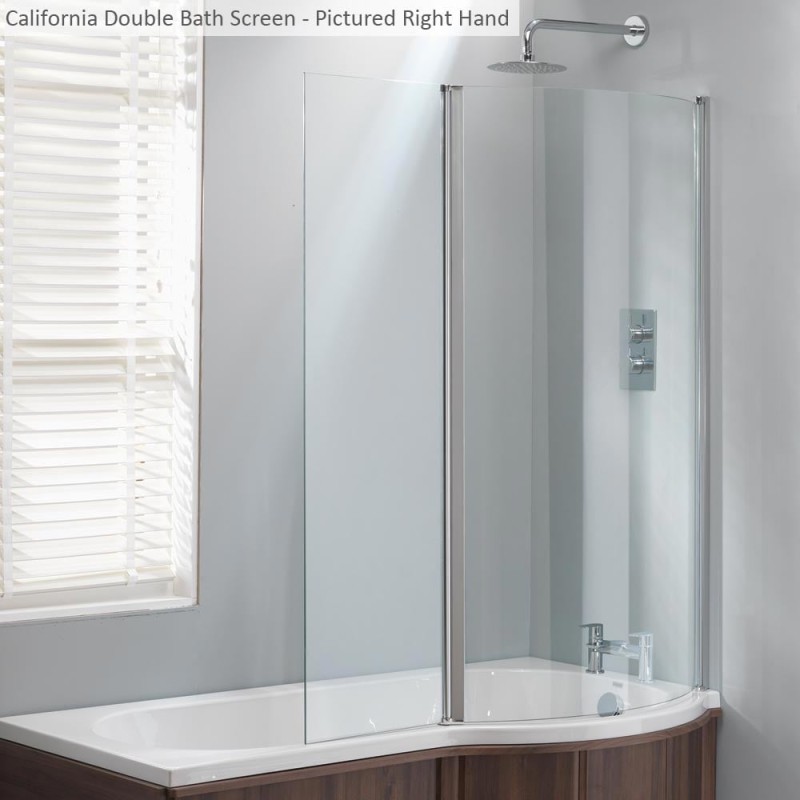 California Double Shower Bath Screen Only