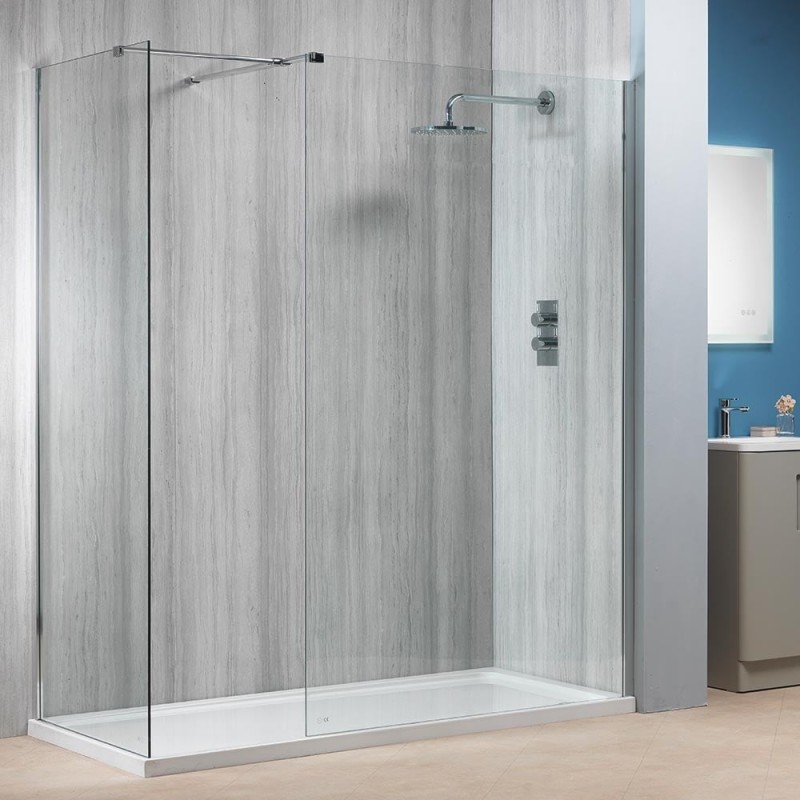 Alpha 6mm Walk-In Panels with Easy-Clean Glass