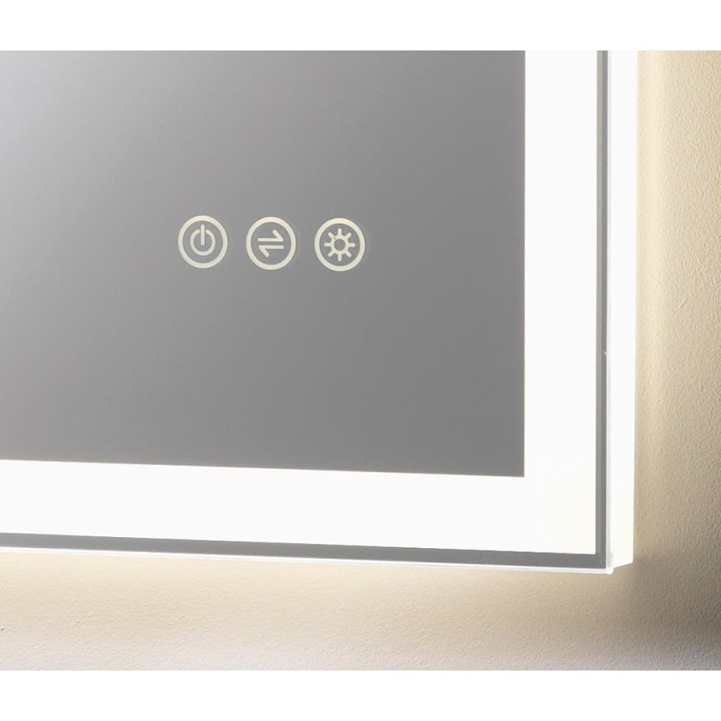 Charlotte Mirror with Integrated LED Light Strip - 5000mm & 600mm