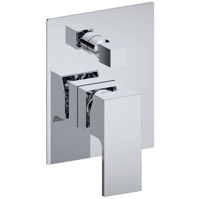 Grosvenor Manual Shower Valve with Diverter - 2 Outlets (controls 2 functions, 1 at a time)