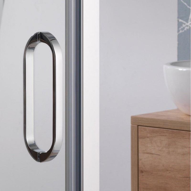 Classic Nouveau 6mm Single Door Quadrant Enclosure & Tray with Easy-Clean Glass