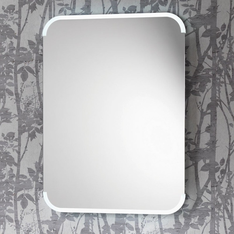 Aston Mirror with Integrated Side Lights, Anti-Mist Pad & Sensor Switch - 2 Size Options