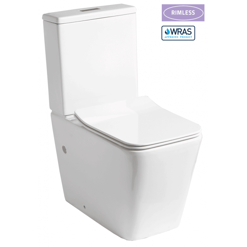 Monza Rimless WC including Soft Close Seat
