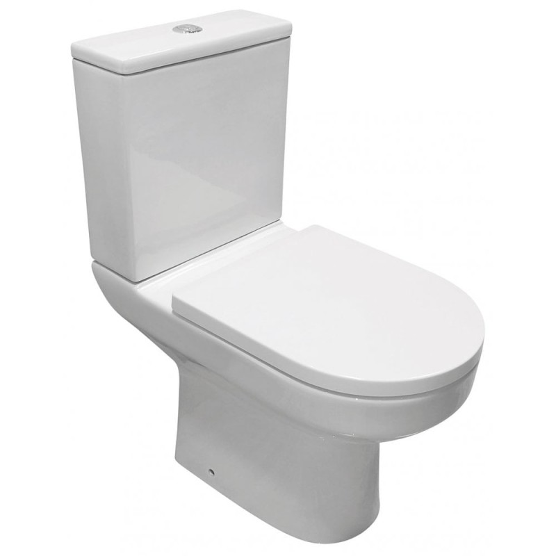 Evora Rimless Open Sided WC including Soft Close Seat